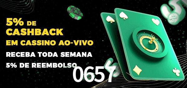 Promoções do cassino ao Vivo 0657